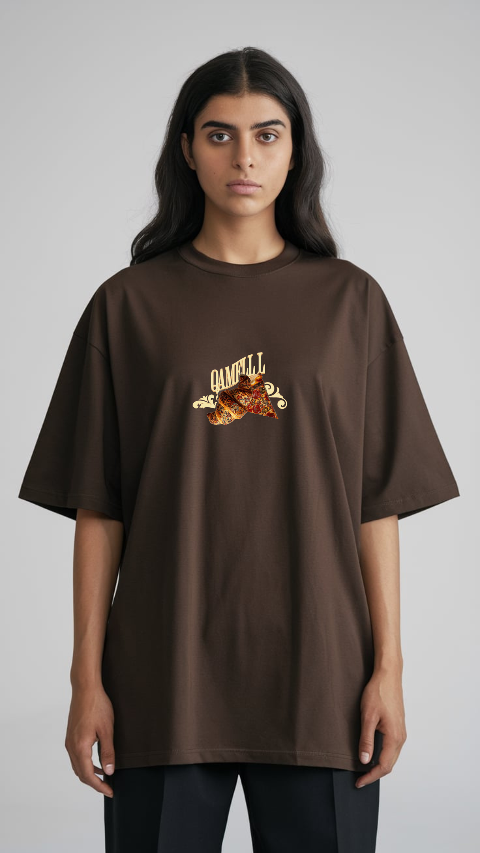 TIMELESS NIBBLE – OVERSIZED –QAMELL