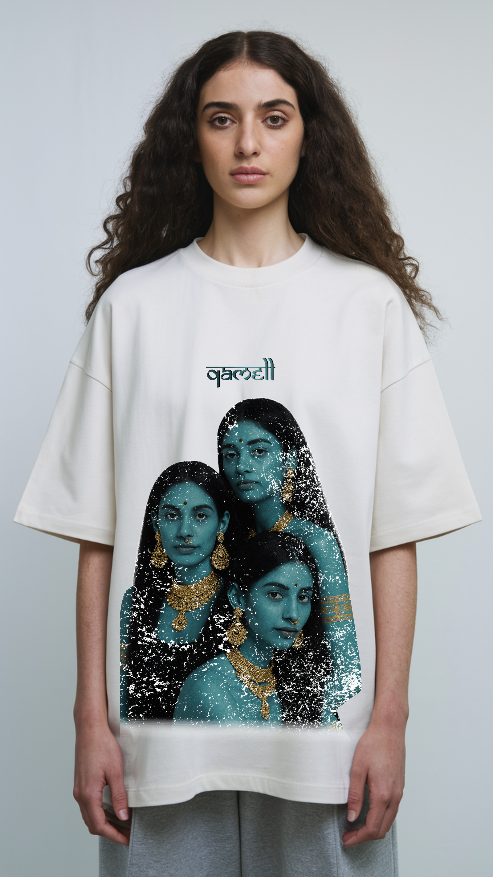 1 SAANJH SISTERS – OVERSIZED //QAMELL