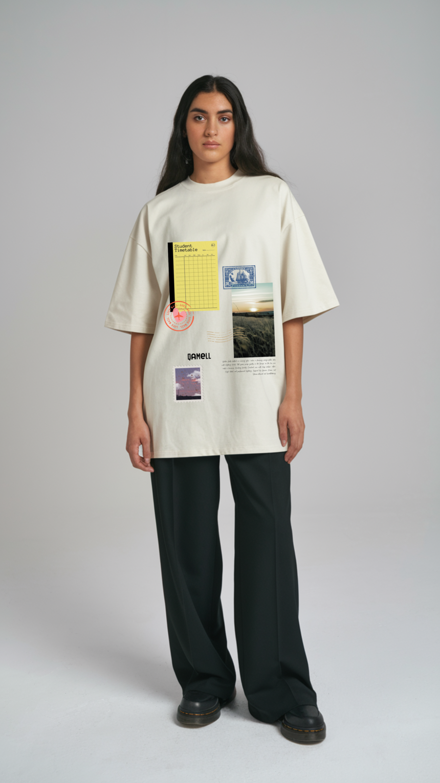 FIELDS OF NOSTALGIA -OVERSIZED-WOMEN//QAMELL