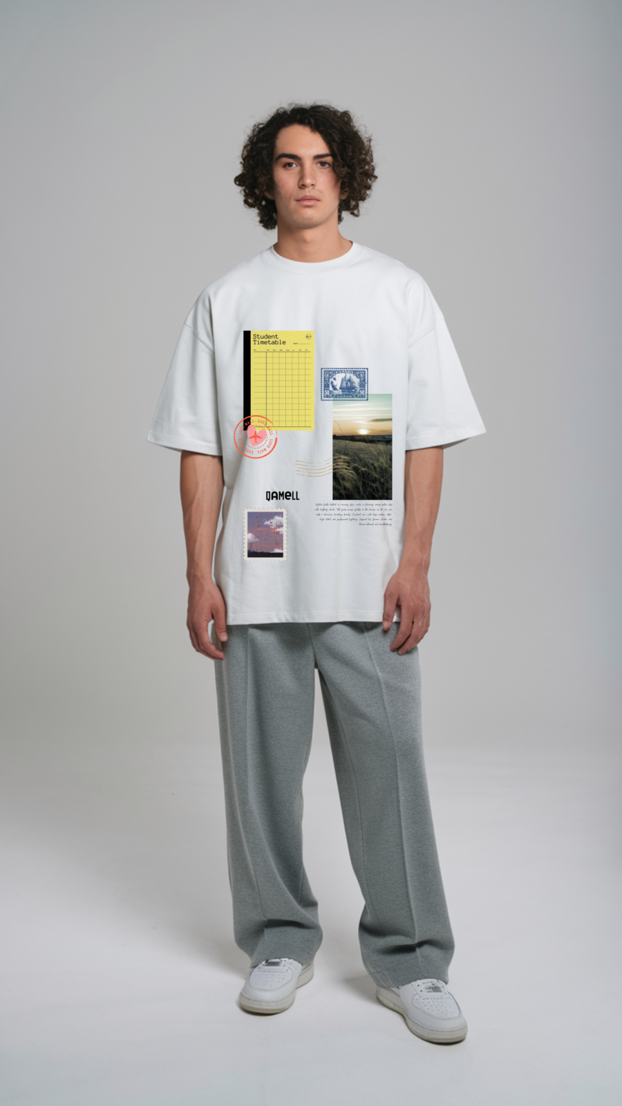 FIELDS OF NOSTALGIA -OVERSIZED-MEN//QAMELL