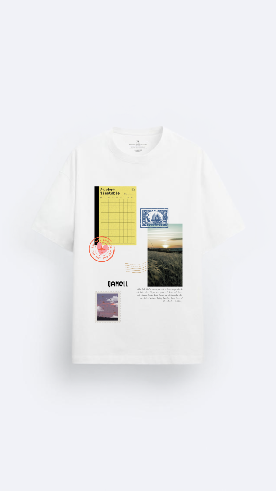FIELDS OF NOSTALGIA -OVERSIZED-WOMEN//QAMELL