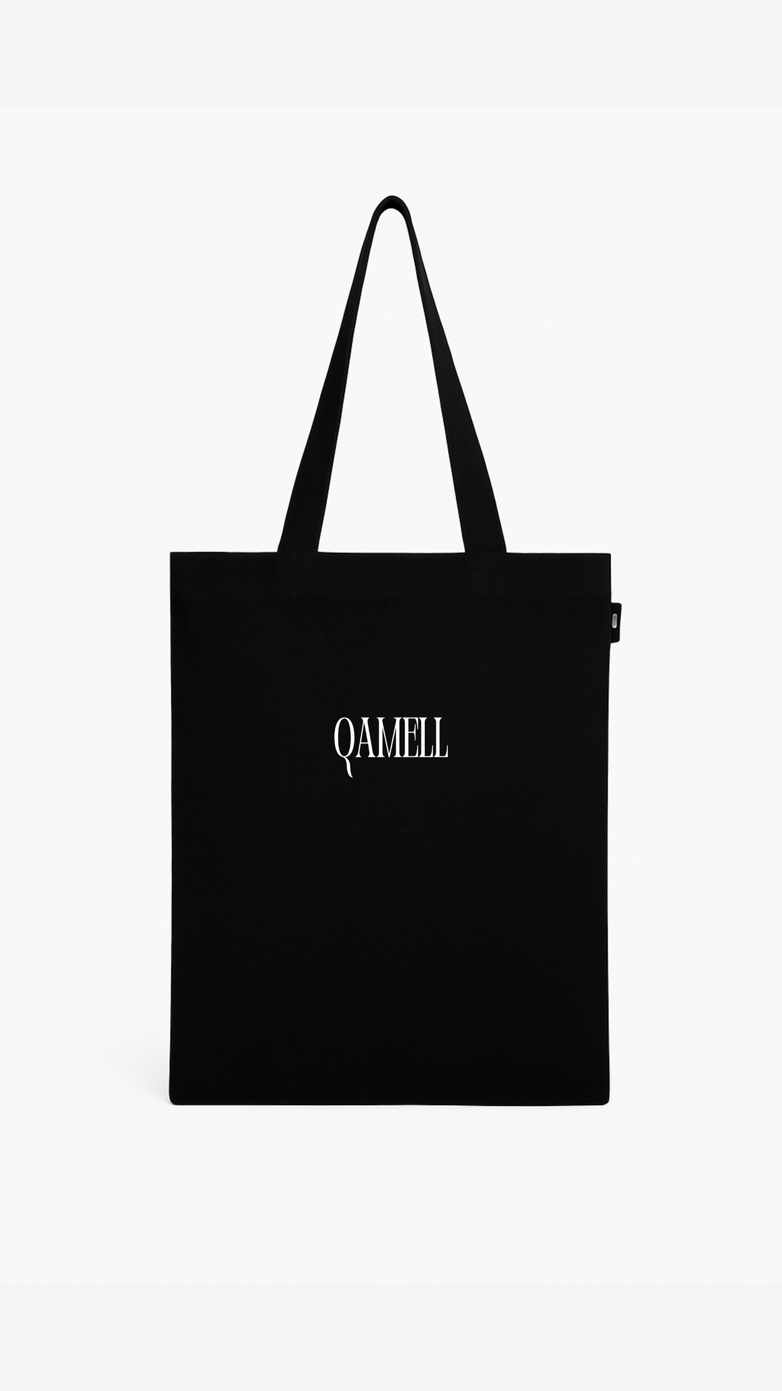 A tote beg - white - qamell accessaories