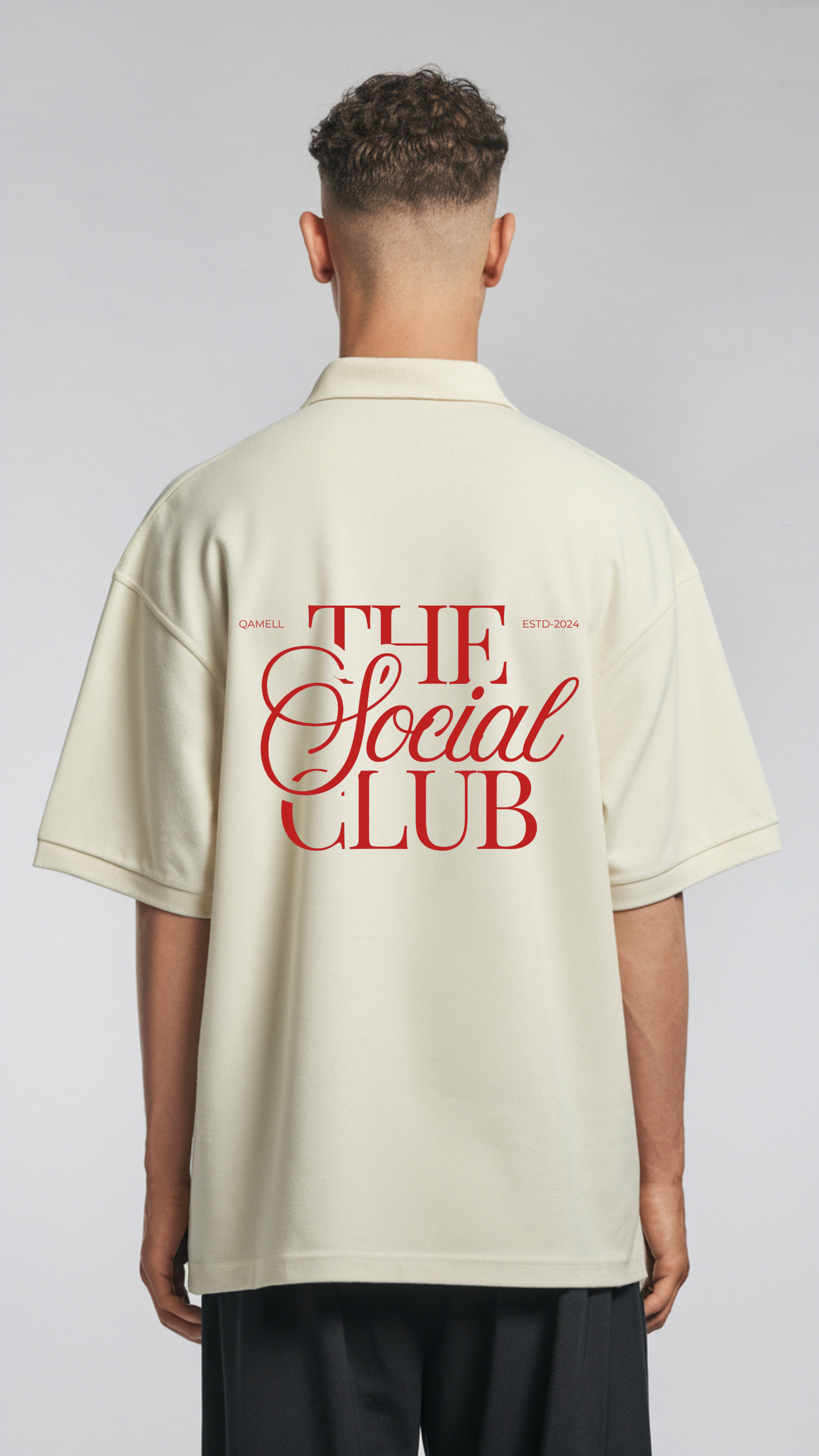 30 THE SOCIAL CLUB - POLO T-SHIRT- POLOH//QAMELL