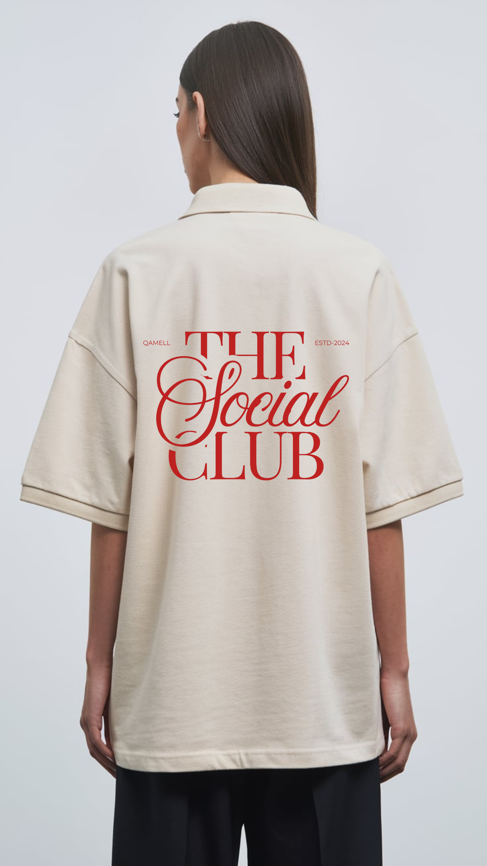THE SOCIAL CLUB - POLO T-SHIRT- POLOH//QAMELL